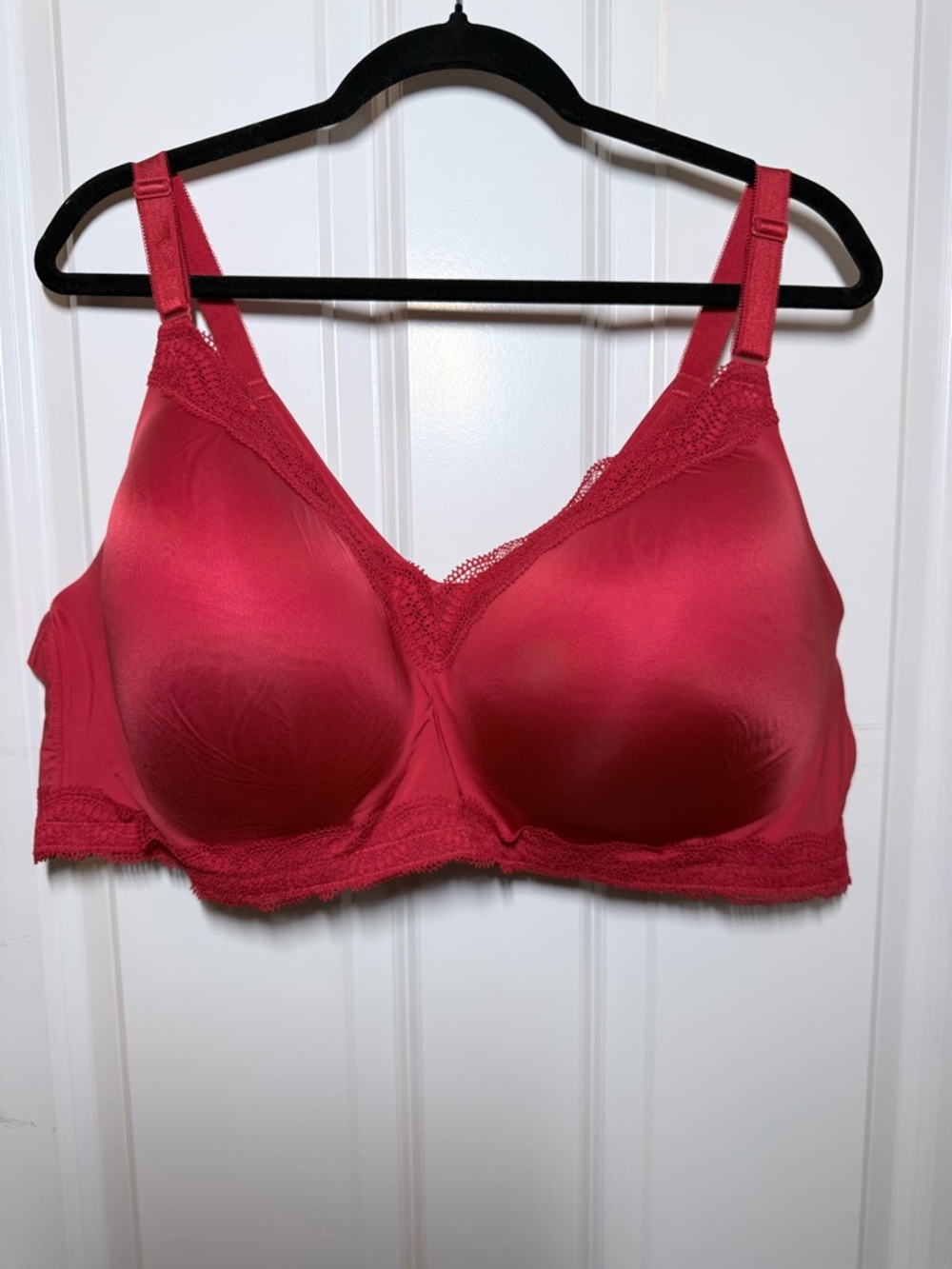Red Torrid Lace-Edge Wire Free Bra